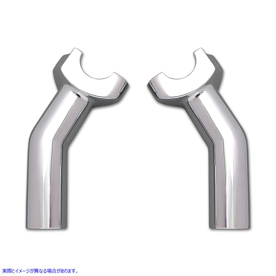 25-2192 1 インチ プルバック ライザー セット クローム 取寄せ Vツイン 1 inch Pullback Riser Set Chrome (検索用／