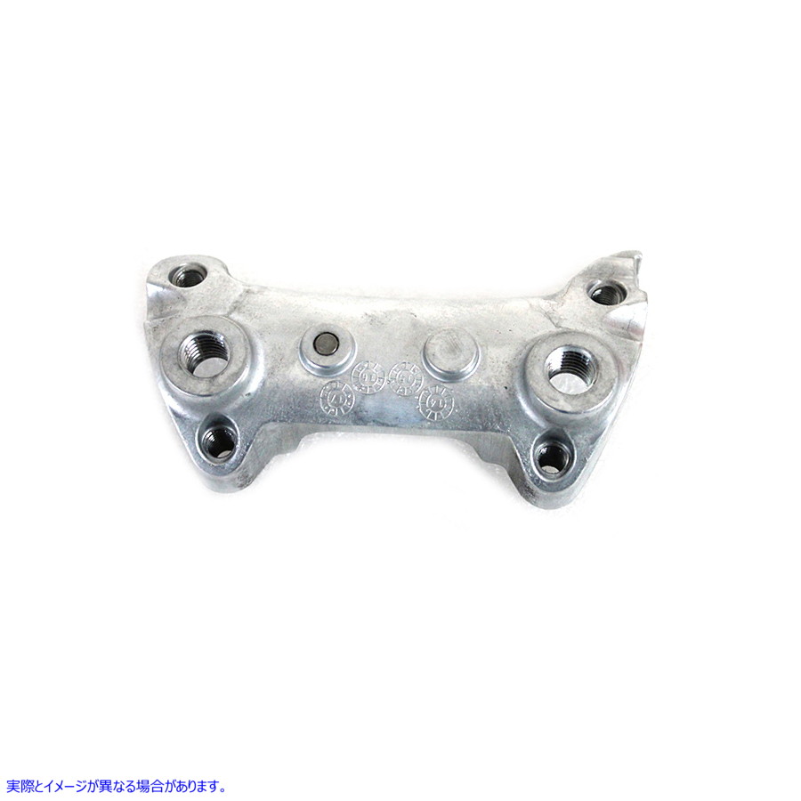 25-2230 【廃番】 1-1/4 インチ下部ライザークランプ亜鉛メッキ 取寄せ Vツイン 1-1/4 inch Lower Riser Clamp Zinc Plated (検