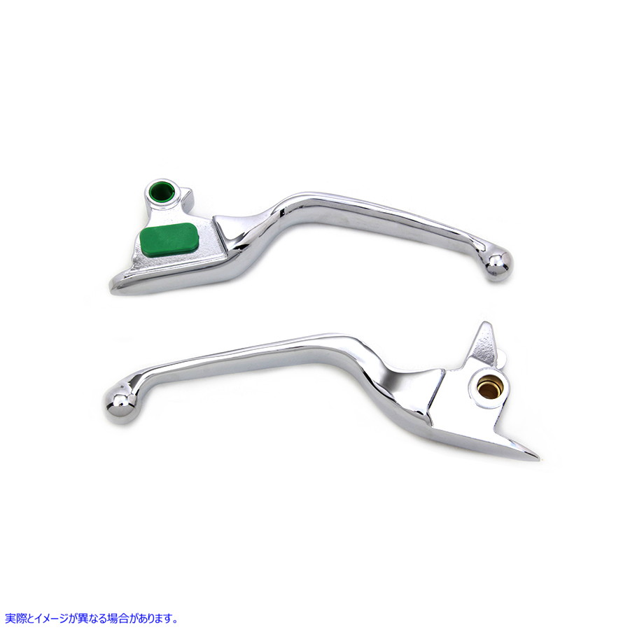 26-0000 クロームスムースワイドハンドレバーセット 取寄せ Vツイン Chrome Smooth Wide Hand Lever Set (検索用／