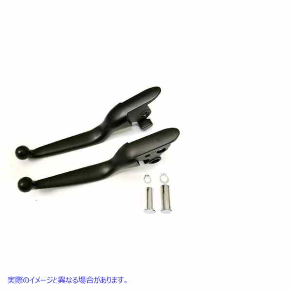 26-0014 ハンドレバーセット ブラック 取寄せ Vツイン Hand Lever Set Black (検索用／36700210