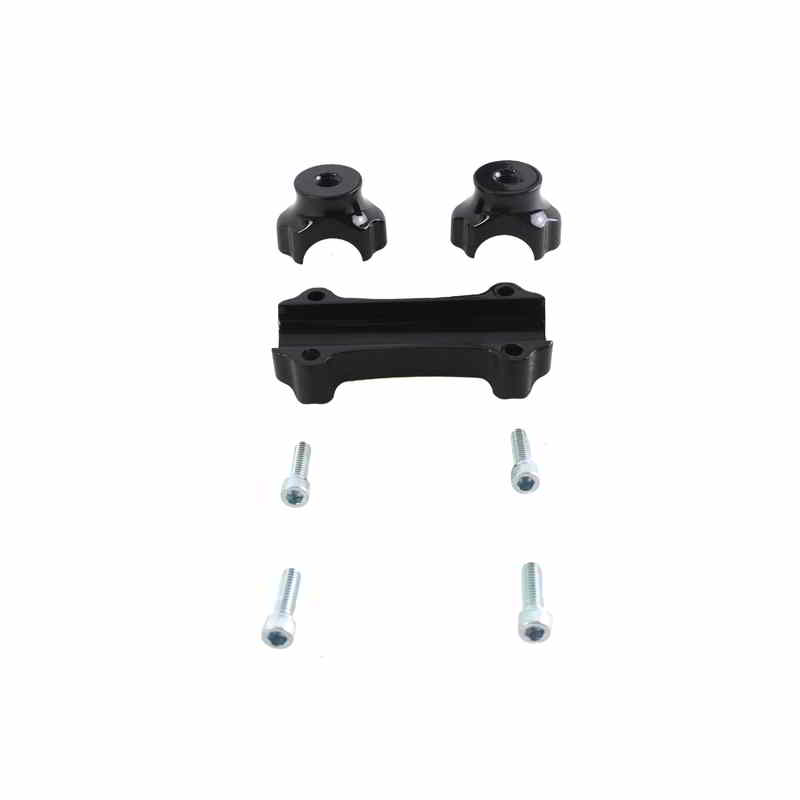 26-0022 ファット 1 インチ ライザー セット ブラック 取寄せ Vツイン Fat 1 inch Riser Set Black (検索用／