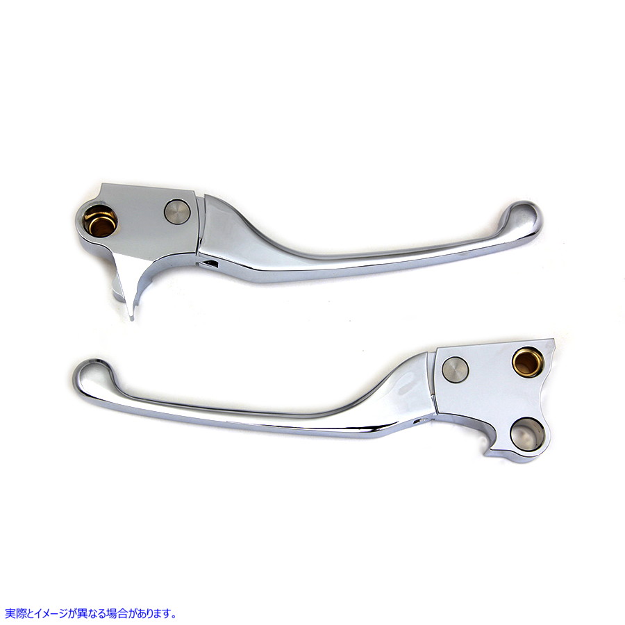 26-0115 クロームアジャスタブルハンドレバーセット 取寄せ Vツイン Chrome Adjustable Hand Lever Set (検索用／