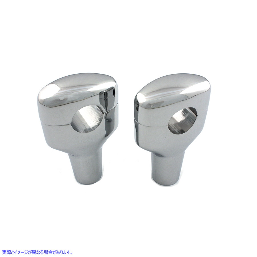 26-0252 クローム 3-1/2 インチ ショート ライザー セット 取寄せ Vツイン Chrome 3-1/2 inch Short Riser Set (検索用／56916-0