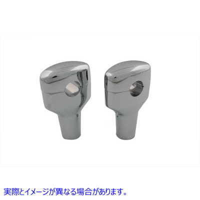 26-0255 3-1/2 インチ ショート ライザー セット クローム 取寄せ Vツイン 3-1/2 inch Short Riser Set Chrome (検索用／