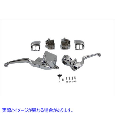 26-0402 ハンドルバー コントロール キット クローム 取寄せ Vツイン Handlebar Control Kit Chrome (検索用／