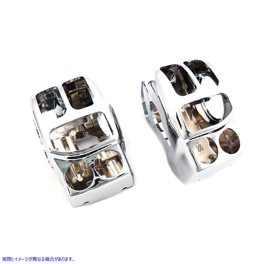 26-0452 クロームスイッチハウジングキット 取寄せ Vツイン Chrome Switch Housing Kit (検索用／71500185