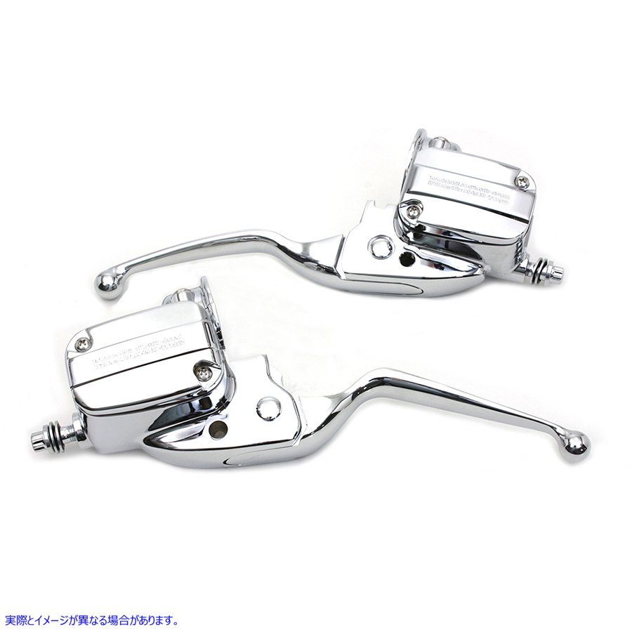 26-0455 ハンドルバー コントロール キット クローム 油圧クラッチ付き 取寄せ Vツイン Handlebar Control Kit Chrome with Hydr