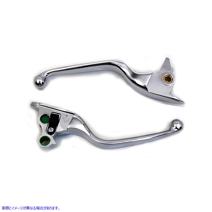 26-0468 コンターハンドレバーセット クローム 取寄せ Vツイン Contour Hand Lever Set Chrome (検索用／