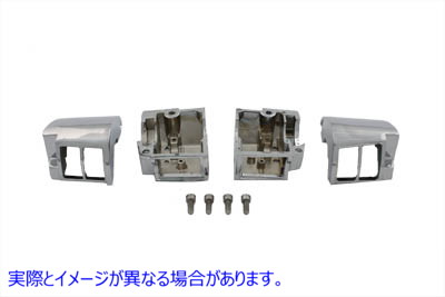 26-0548 ハンドルバースイッチハウジングセット クローム 取寄せ Vツイン Handlebar Switch Housing Set Chrome (検索用／