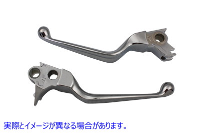 26-0590 クローム油圧ハンドレバーセット 取寄せ Vツイン Chrome Hydraulic Hand Lever Set (検索用／