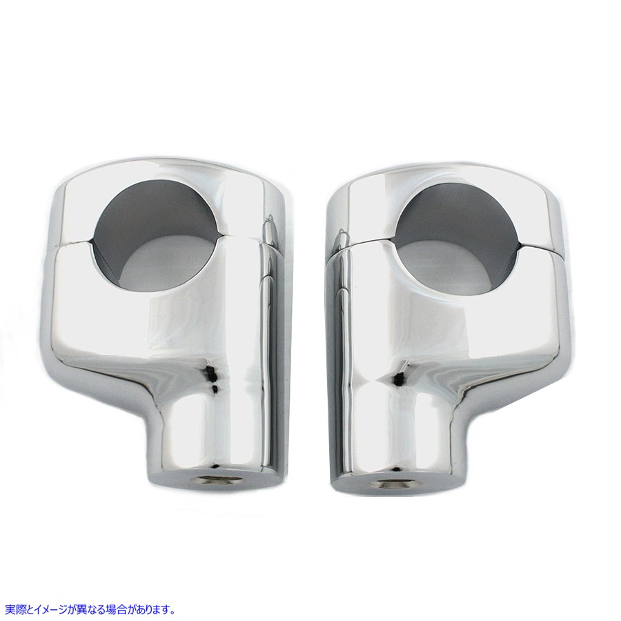 26-0791 【廃番】 2-1/4 インチ ライザー セット クローム 取寄せ Vツイン 2-1/4 inch Riser Set Chrome (検索用／56613-06 5978