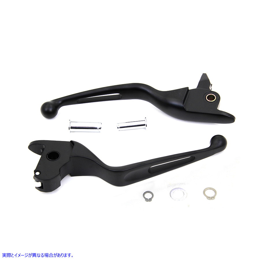 26-0799 ブラックボルテックスハンドレバーセット 取寄せ Vツイン Black Vortex Hand Lever Set (検索用／