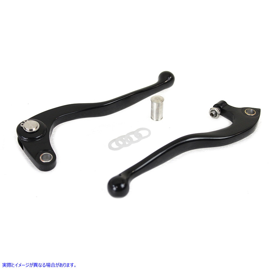 26-0887 オールドスクール ハンドレバーセット ブラック 取寄せ Vツイン Old School Hand Lever Set Black (検索用／