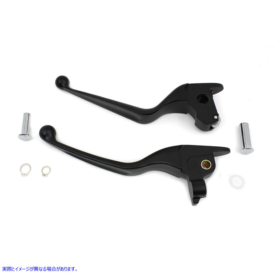 26-0940 ブラックワイドハンドレバーセット 取寄せ Vツイン Black Wide Tamer Hand Lever Set (検索用／36700064