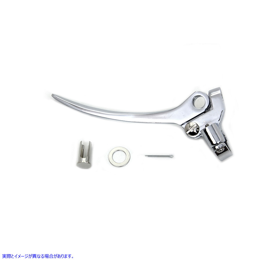 26-0954 クロームクラッチ/ブレーキハンドレバーアセンブリ 取寄せ Vツイン Chrome Clutch/Brake Hand Lever Assembly (検索用／