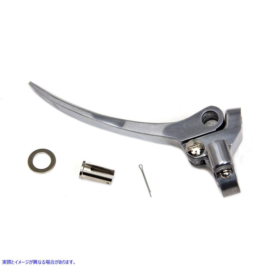 26-0957 ポリッシュブレーキレバーアセンブリ 取寄せ Vツイン Polished Brake Lever Assembly (検索用／
