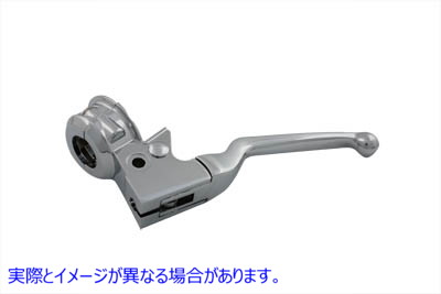 26-2125 クロームクラッチハンドレバーアセンブリ 取寄せ Vツイン Chrome Clutch Hand Lever Assembly (検索用／