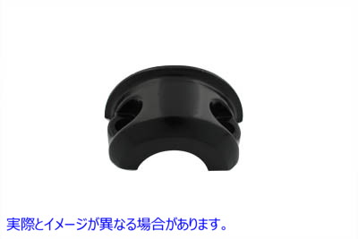 26-2146 ハンドルバーマスターシリンダークランプ ブラック 取寄せ Vツイン Handlebar Master Cylinder Clamp Black (検索用／45
