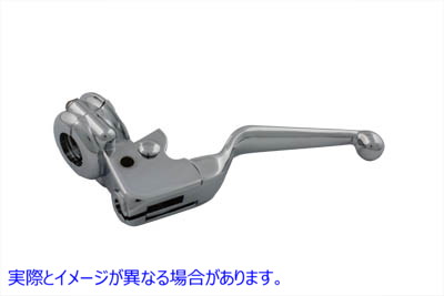 26-2158 クラッチ ハンド レバー アセンブリ クローム 取寄せ Vツイン Clutch Hand Lever Assembly Chrome (検索用／38608-96 45