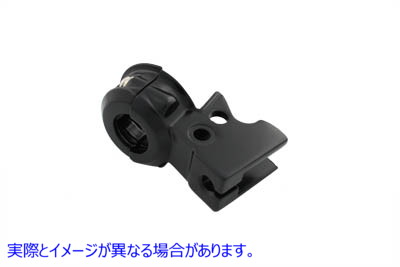 26-2165 クランプ付ハンドレバーブラケット ブラック 取寄せ Vツイン Hand Lever Bracket with Clamp Black (検索用／38608-82A