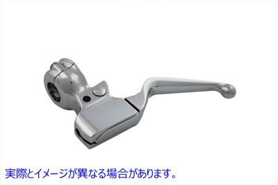 26-2207 クロームクラッチハンドレバーアセンブリ 取寄せ Vツイン Chrome Clutch Hand Lever Assembly (検索用／38067-08