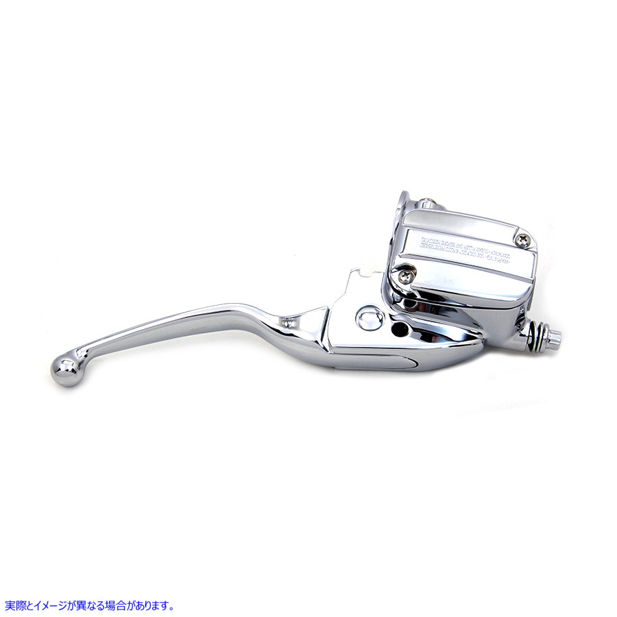 26-2239 クロームフロントブレーキマスターシリンダーアセンブリ 取寄せ Vツイン Chrome Front Brake Master Cylinder Assembly