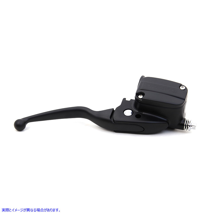 26-2240 ブラックフロントブレーキマスターシリンダーアセンブリ 取寄せ Vツイン Black Front Brake Master Cylinder Assembly (
