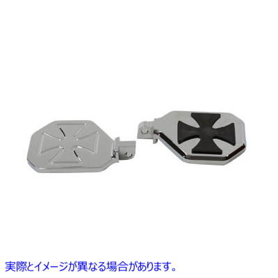 27-0080 マルタデザインのクロームミニペグボードセット 取寄せ Vツイン Chrome Mini Peg-Board Set with Maltese Design (検索