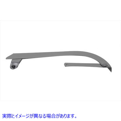 27-0109 クローム左側チェーンガード 取寄せ Vツイン Chrome Left Side Chain Guard (検索用／60607-73