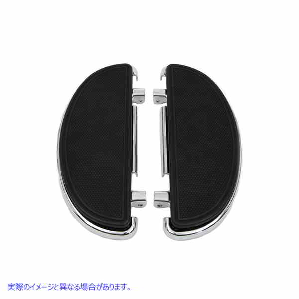 27-0163 クローム ドライバー ハーフムーン フットボード セット 取寄せ Vツイン Chrome Driver Half Moon Footboard Set (検索