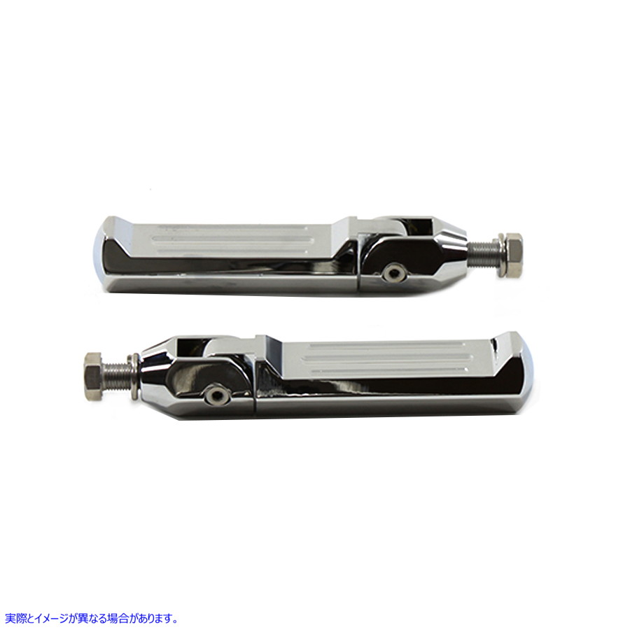 27-0176 チョッパーステップセット クローム 取寄せ Vツイン Chopper Footpeg Set Chrome (検索用／