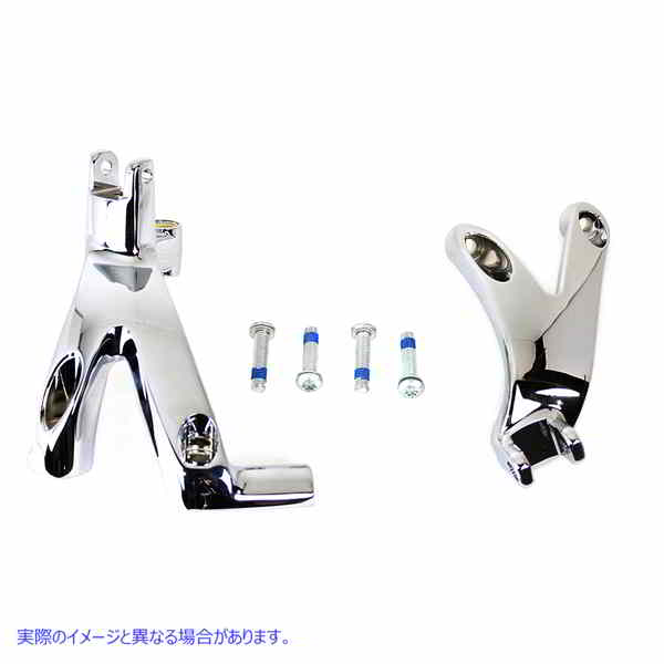 27-0180 OE標準フォワードコントロールマウントキットクローム 取寄せ Vツイン OE Standard Forward Control Mount Kit Chrome (