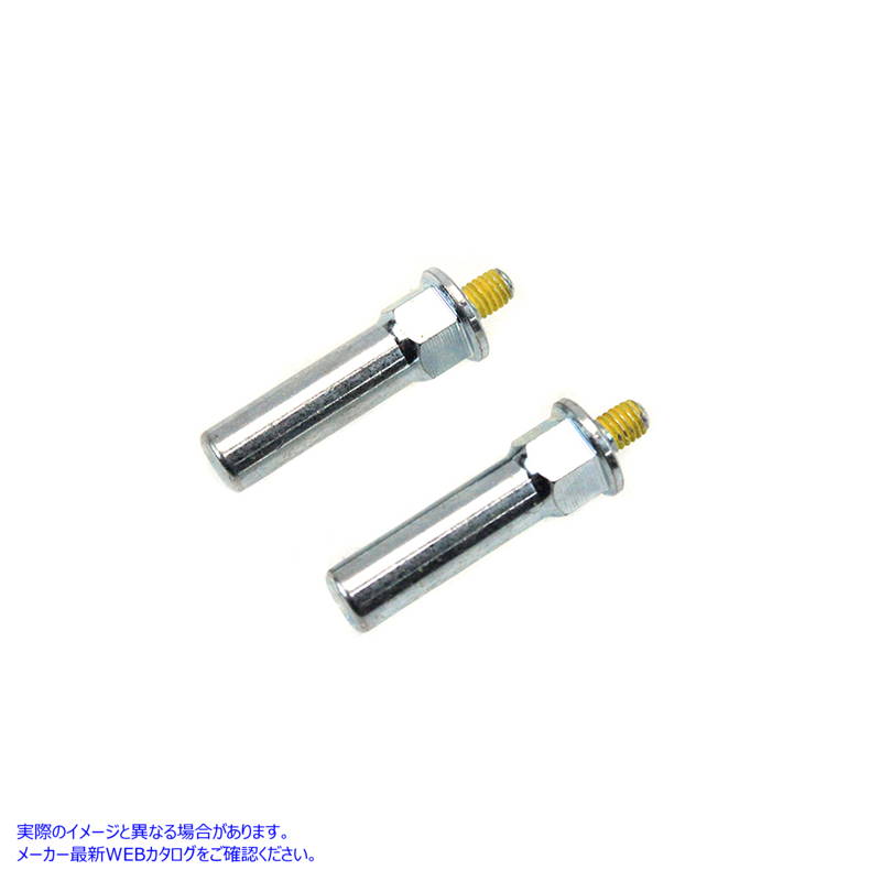 27-0202 ステップウェアピンセット 亜鉛 取寄せ Vツイン Footpeg Wear Pin Set Zinc (検索用／33188-08