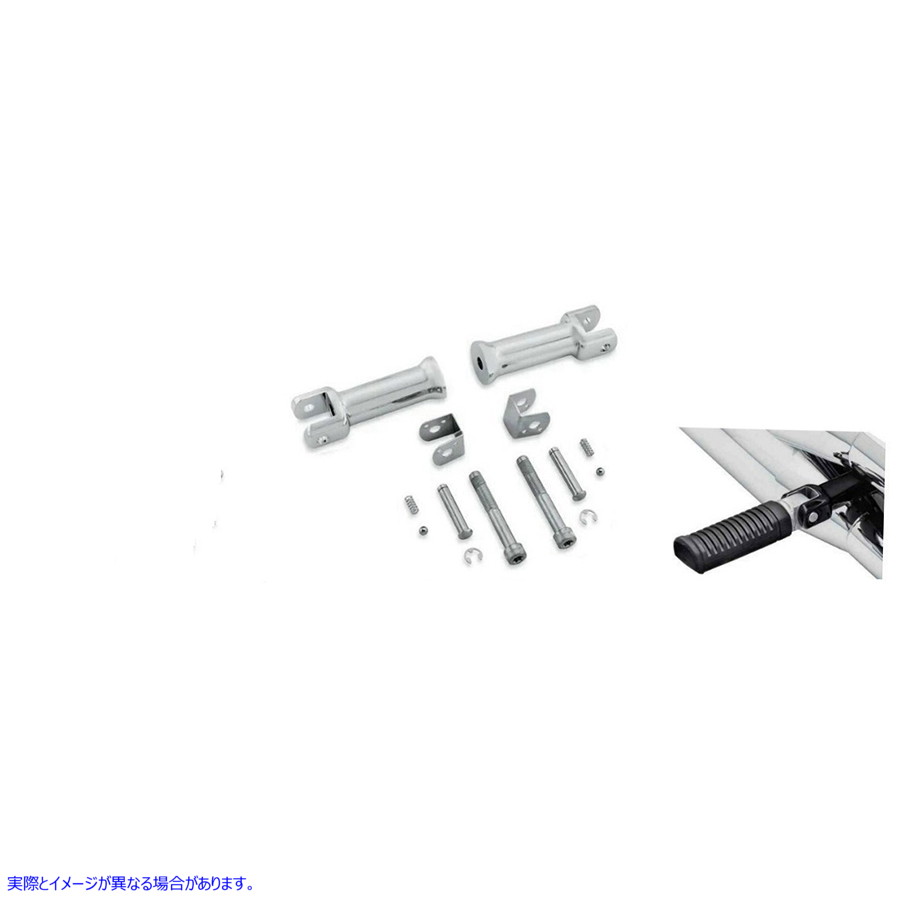 27-0206 M8 パッセンジャーフットペグマウントキット クローム 取寄せ Vツイン M8 Passenger Footpeg Mount Kit Chrome (検索用