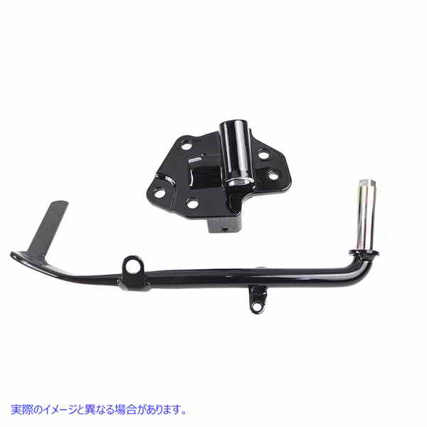 27-0226 OE グロスブラック Jiffy キックスタンド セット 取寄せ Vツイン OE Gloss Black Jiffy Kickstand Set (検索用／5000012