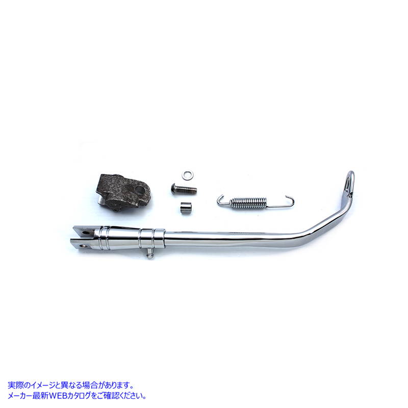 27-0257 キックスタンドキットのクロム溶接 取寄せ Vツイン Chrome Weld on Kickstand Kit (検索用／