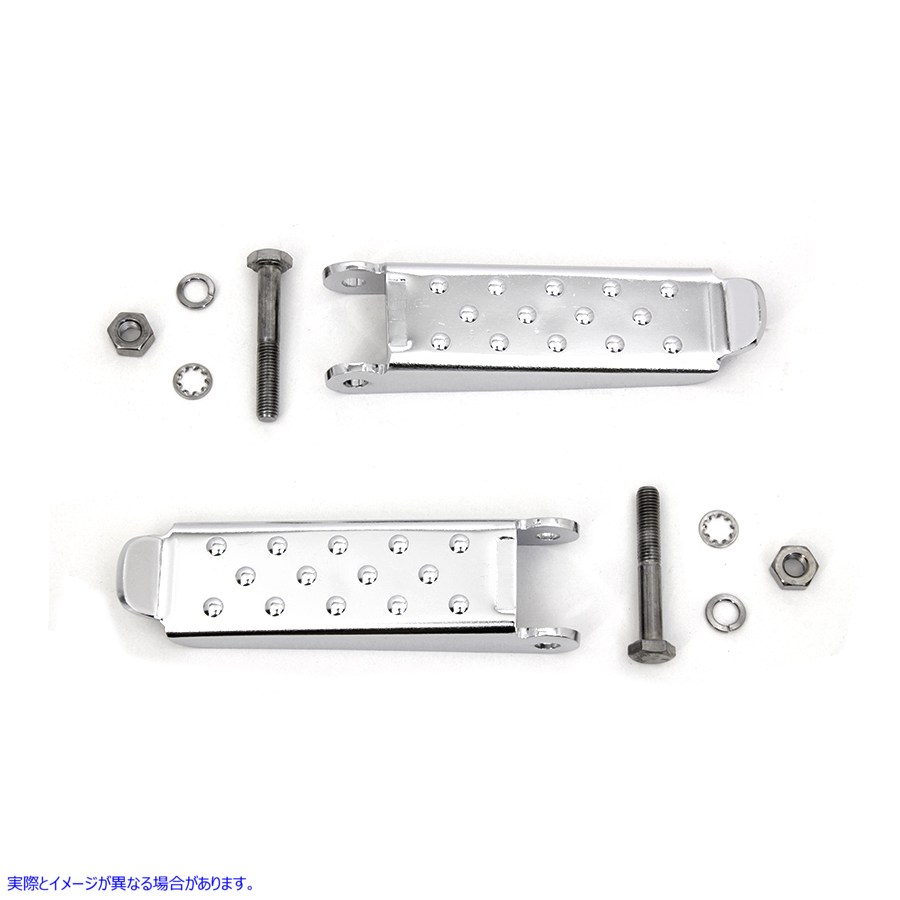 27-0291 クローム コンバット フットペグ セット 取寄せ Vツイン Chrome Combat Footpeg Set (検索用／