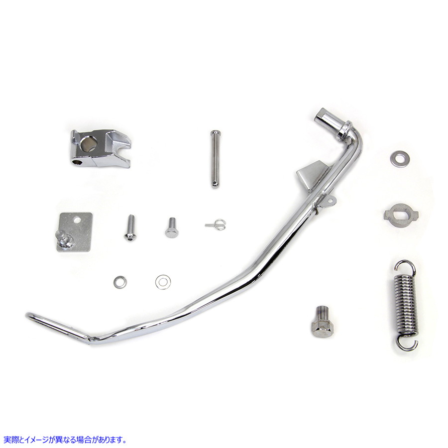 27-0378 クロームキックスタンドキット 取寄せ Vツイン Chrome Kickstand Kit (検索用／