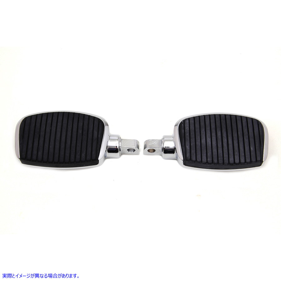 27-0482 クローム ミニ ドライバー フットボード セット 取寄せ Vツイン Chrome Mini Driver Footboard Set (検索用／50500139