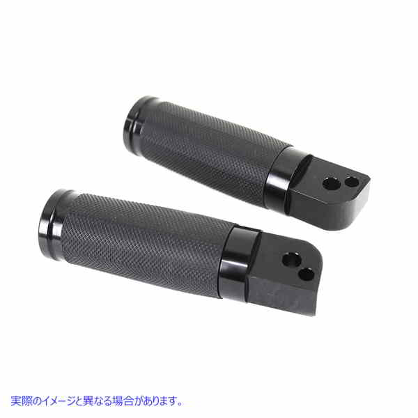 27-0491 ワイアットの 2018 ブラック パッセンジャー フットペグ セット 取寄せ Vツイン Wyatt Gatling 2018 Black Passenger Fo