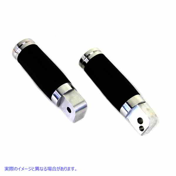 27-0496 ワイアットの 2018 ポリッシュ助手席フットペグ セット 取寄せ Vツイン Wyatt Gatling 2018 Polished Passenger Footpeg