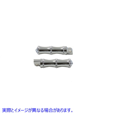 27-0574 クローム ドルイド スタイル フットペグ セット 取寄せ Vツイン Chrome Druid Style Footpeg Set (検索用／