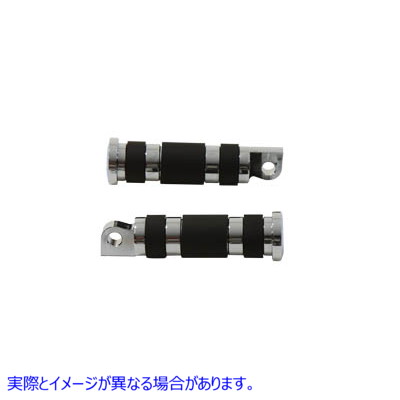 27-0615 クロームマグナリングスタイルパッセンジャーステップセット 取寄せ Vツイン Chrome Magna Ring Style Passenger Footpe