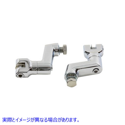 27-0617 オフセット フットペグ マウント キット クローム 取寄せ Vツイン Offset Footpeg Mount Kit Chrome (検索用／