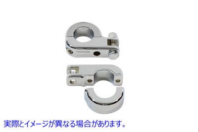 27-0654 クローム エンジン バー フットペグ マウント 取寄せ Vツイン Chrome Engine Bar Footpeg Mount (検索用／50957-02