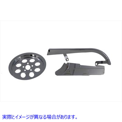 27-0679 クロームベルトガードキット 取寄せ Vツイン Chrome Belt Guard Kit (検索用／