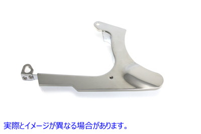27-0687 クロームリアベルトガードロア 取寄せ Vツイン Chrome Rear Belt Guard Lower (検索用／60317-06