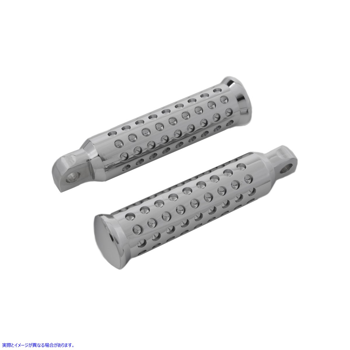 27-0721 クロームマイクロホールステップセット 取寄せ Vツイン Chrome Micro Holes Footpeg Set (検索用／