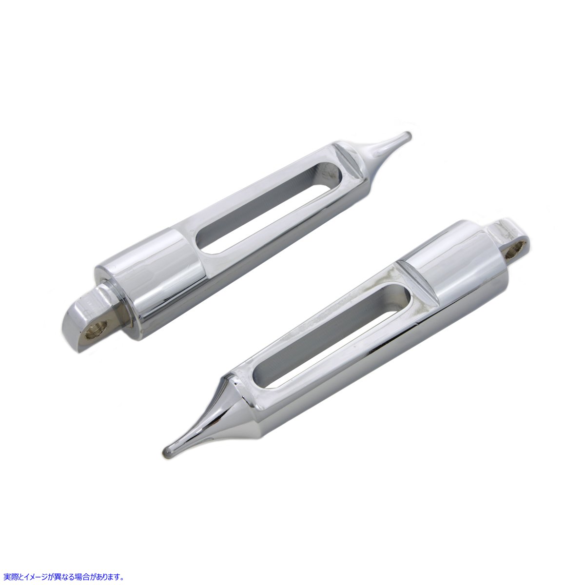 27-0722 クロームダガースロットステップセット 取寄せ Vツイン Chrome Dagger Slot Footpeg Set (検索用／