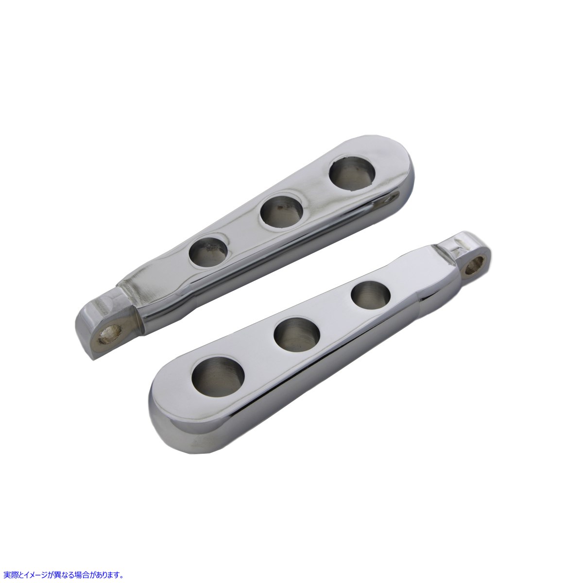 27-0723 クロームスプーンステップセット 取寄せ Vツイン Chrome Spoon Footpeg Set (検索用／